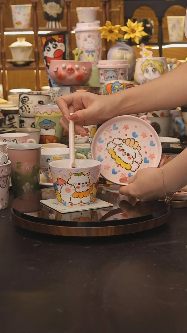 景德镇釉下彩绘设计师款式陶瓷