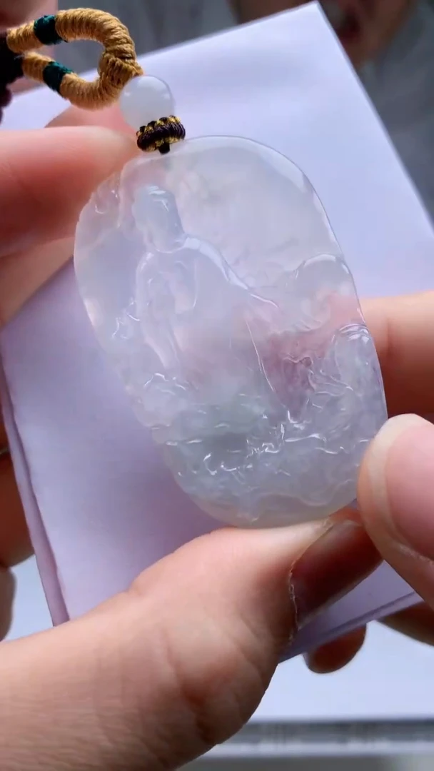 【闪购商品】定制翡翠未镶嵌5028bb-毛货挂件154