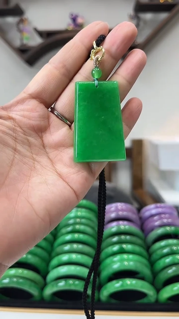 【闪购商品】砖雕a17 满色无事牌吊坠