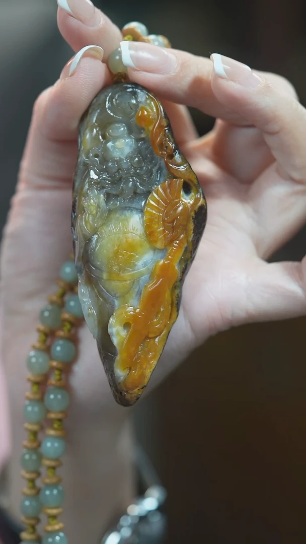 颈饰未镶嵌和田玉钟馗