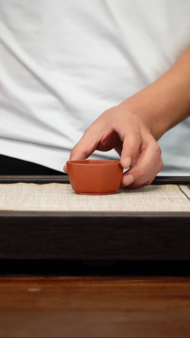 茶壶紫砂清水泥六方杯