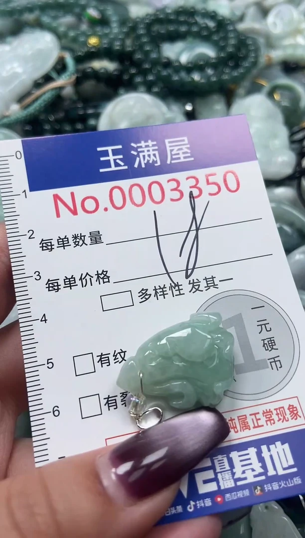 颈饰未镶嵌翡翠3350