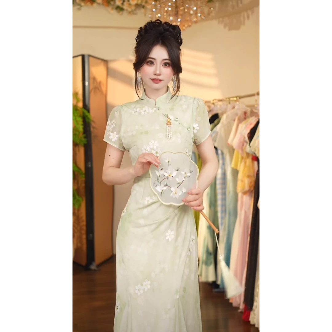 夏季新款（春风晓）旗袍改良连衣裙