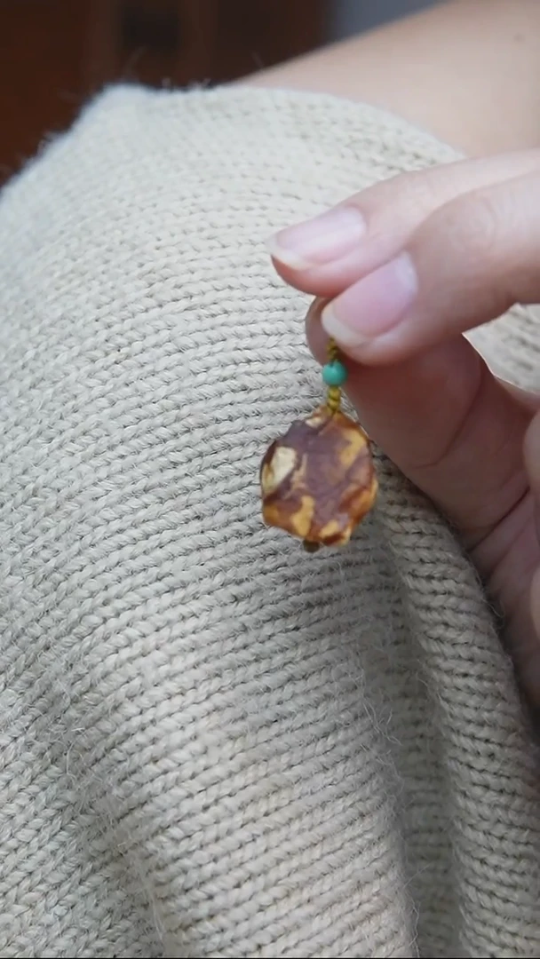 裸石蜜蜡未镶嵌*蜜蜡原石小提溜*活扣头*百搭小配饰*