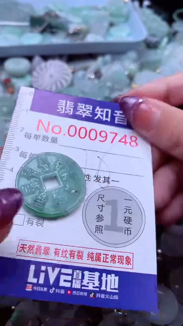 翡翠未镶嵌吊坠(不含链)9748