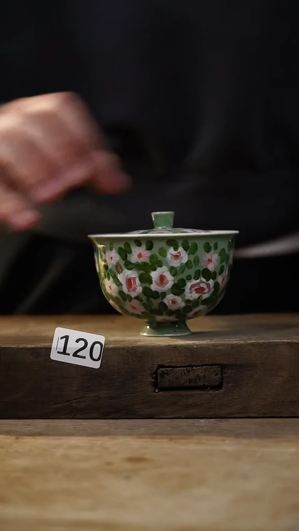 瓷片油画风·彩绘·设计师石一款