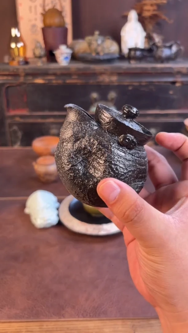 瓷片陶泥南蛮烧高温宝瓶