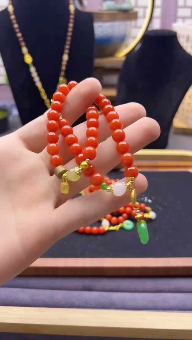 【闪购商品】翡翠颈饰14K金镶嵌S232