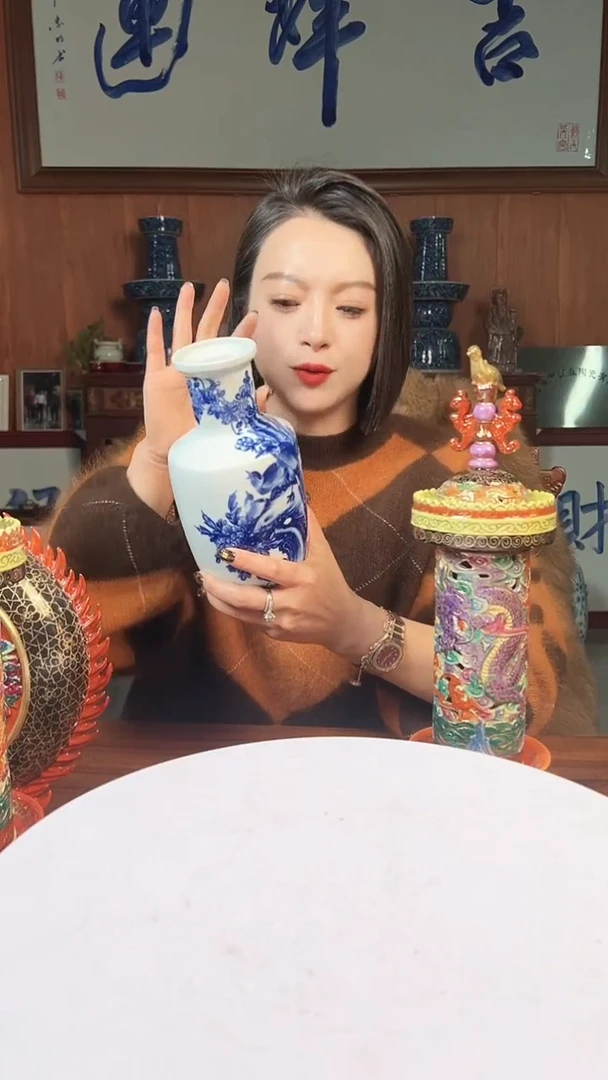 摆件陶景德镇精美陶瓷