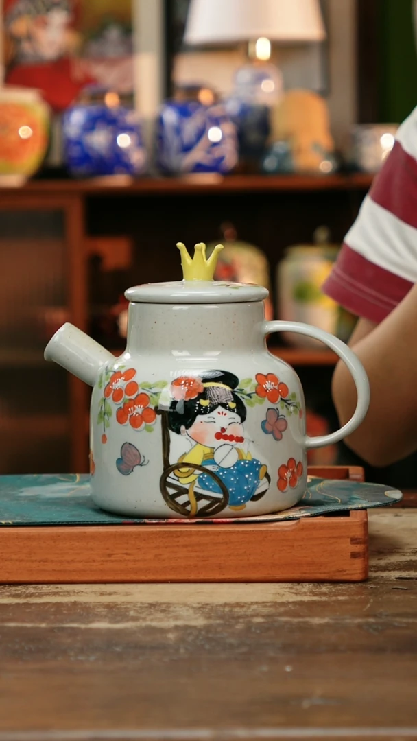 杯景德镇纯手工釉下彩精品茶具水杯