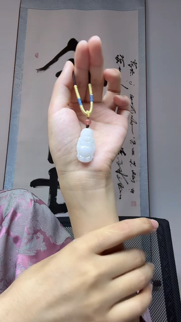 翡翠未镶嵌吊坠(不含链)站佛