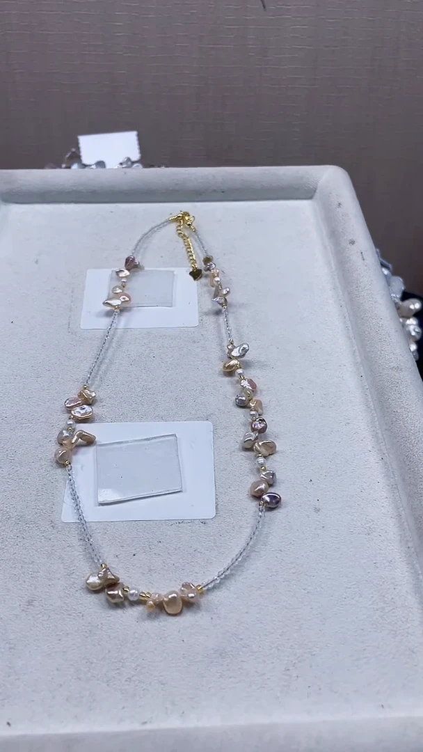 未镶嵌项链淡水珍珠【纯恬饰品】