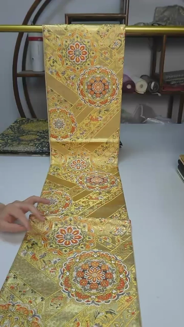 织绣28西阵织六通宝相花