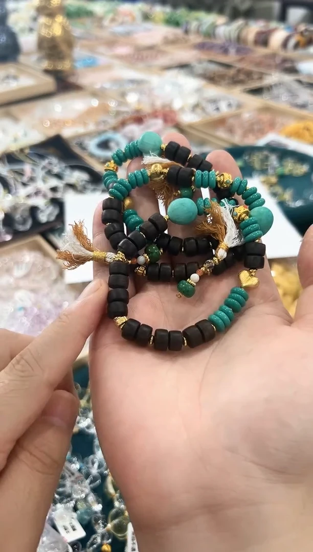 项链未镶嵌水晶绿桃