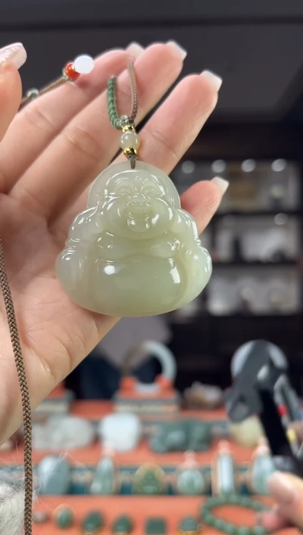 颈饰未镶嵌和田玉佩佩45mm左右