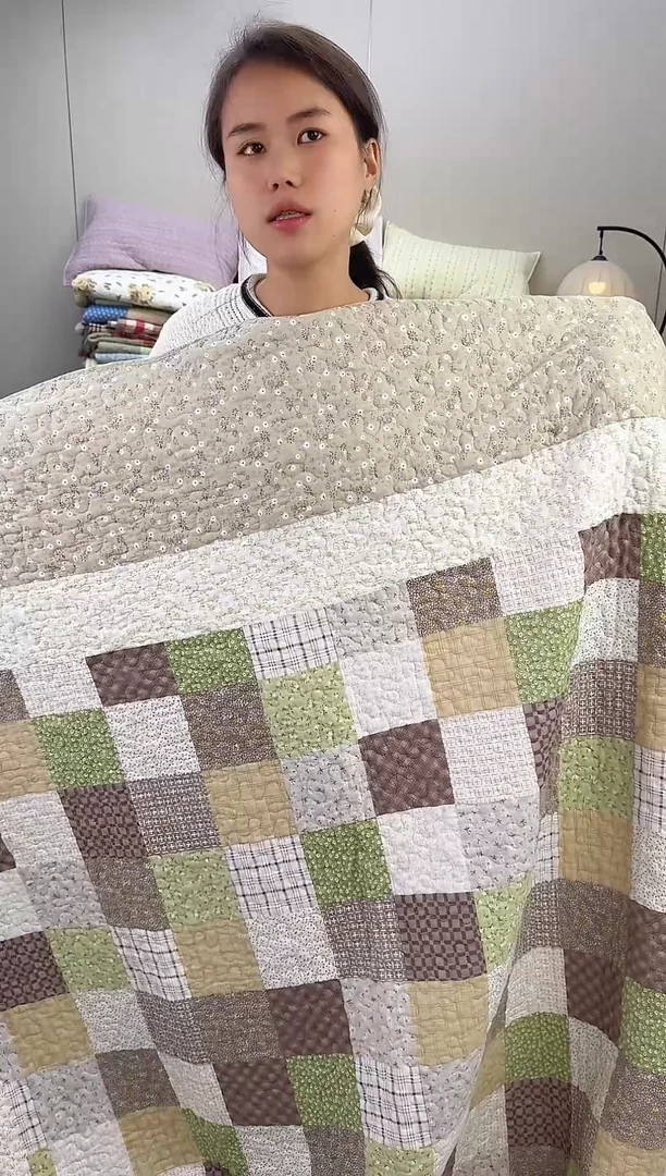 棉纯棉百家被180*200