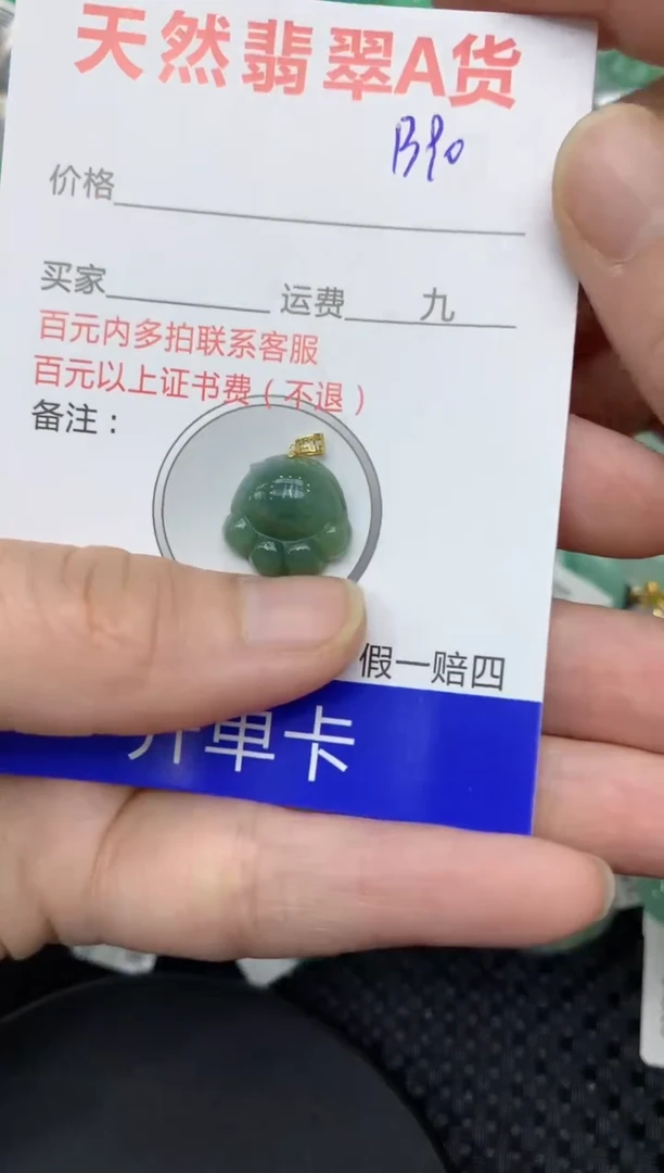 【闪购商品】翡翠颈饰18K金镶嵌111111111