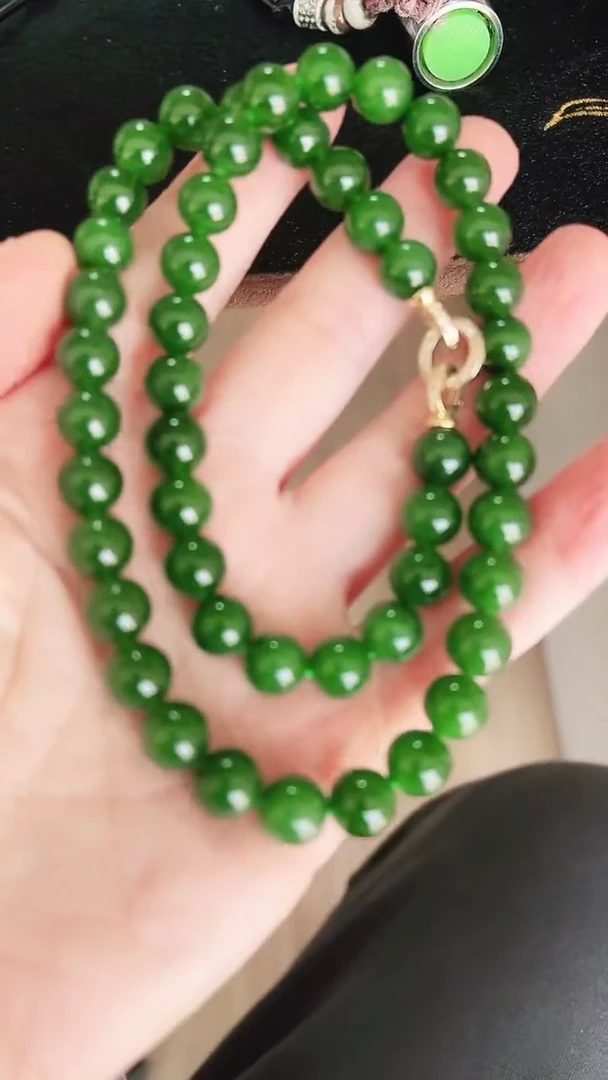 项链未镶嵌和田玉（碧玉）10