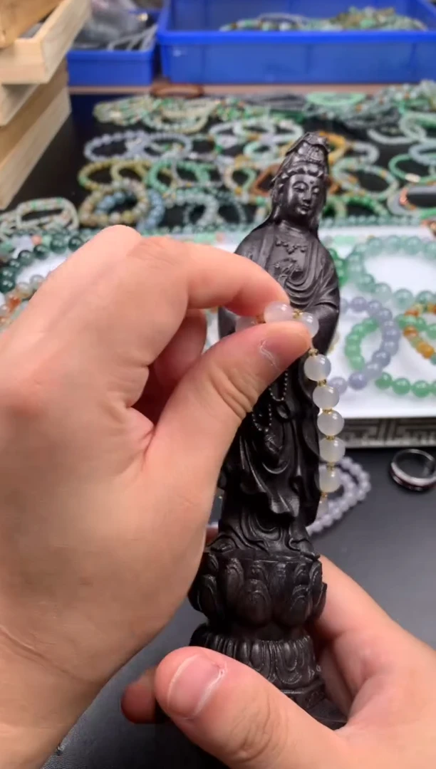 玛瑙/玉髓手链未镶嵌事**意手串