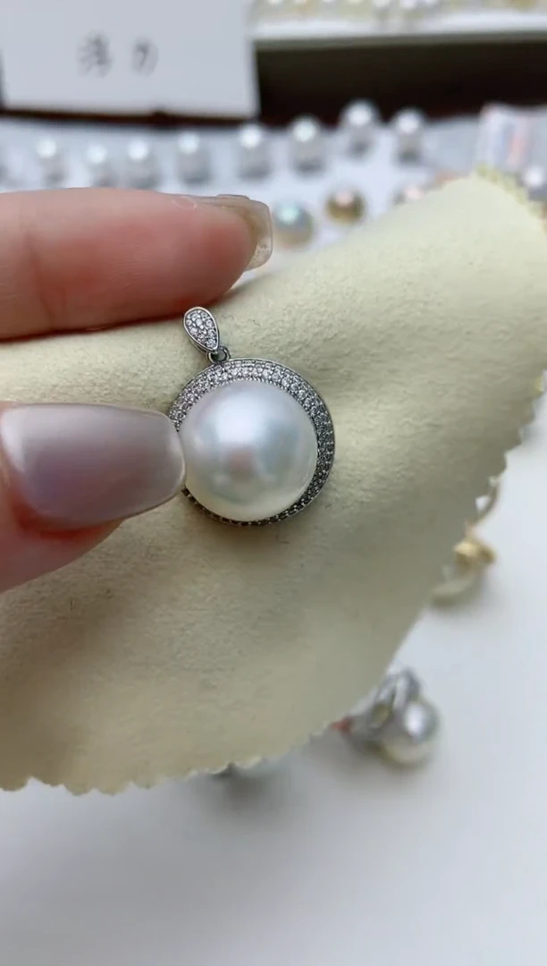 【闪购商品】海水珍珠颈饰银S925镶嵌A102