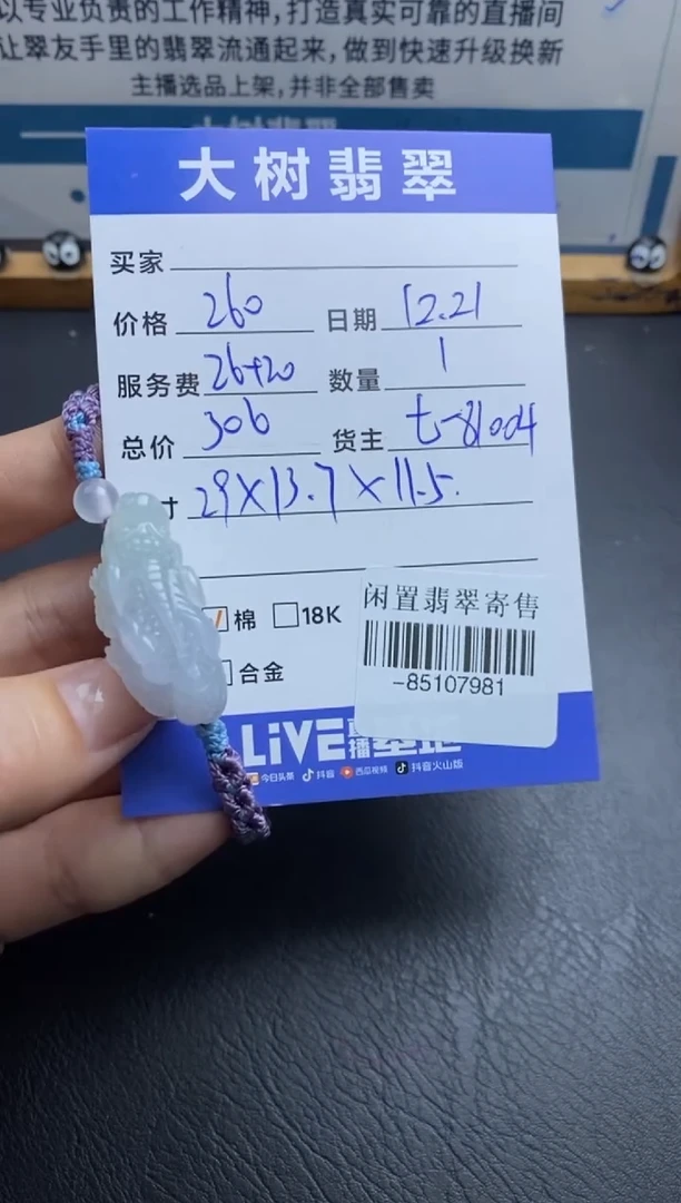 颈饰未镶嵌翡翠多人-85107981