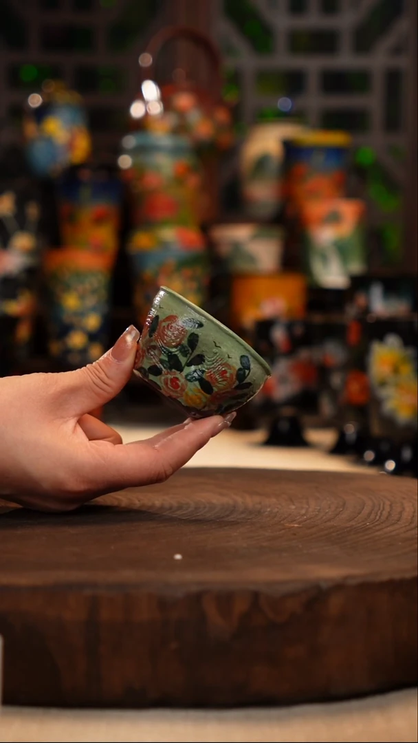 油画   釉下彩   杯子