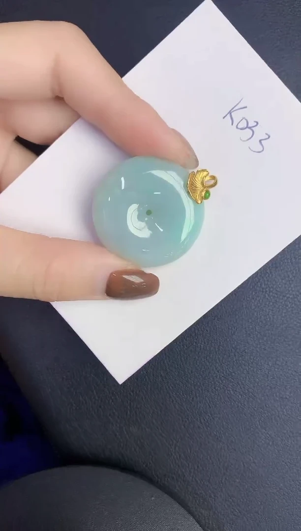 颈饰未镶嵌翡翠缅甸天然翡翠A货