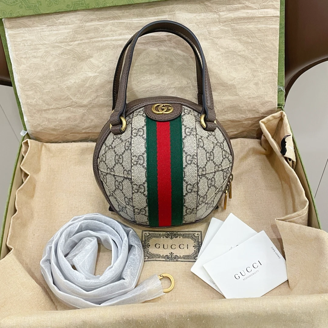 95新 GUCCI/古驰 97新篮球手提包