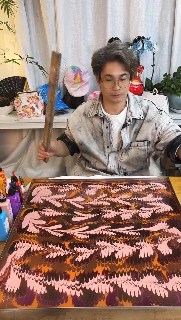 织绣发饰 一大一小