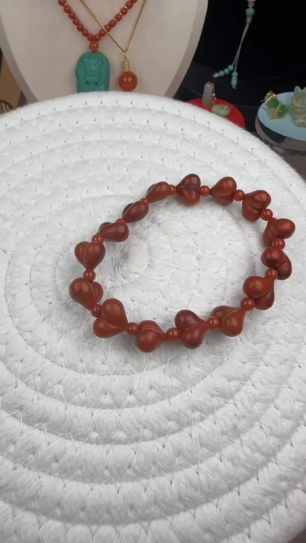 未镶嵌手链南红玛瑙28号