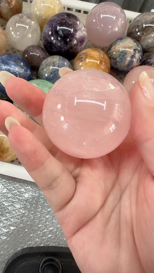 未镶嵌珠宝半成品水晶S431 约4.6cm