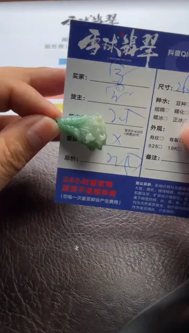 翡翠未镶嵌颈饰1536528068