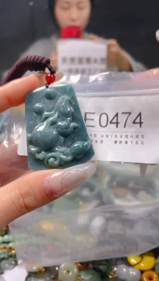 【闪购商品】翡翠颈饰未镶嵌/E/翡翠A货一图一物