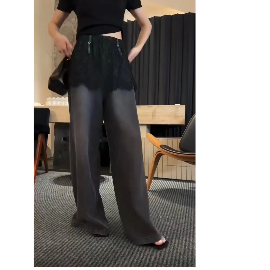 李梅老师时装周秀款 潮牌小众长裤限量款