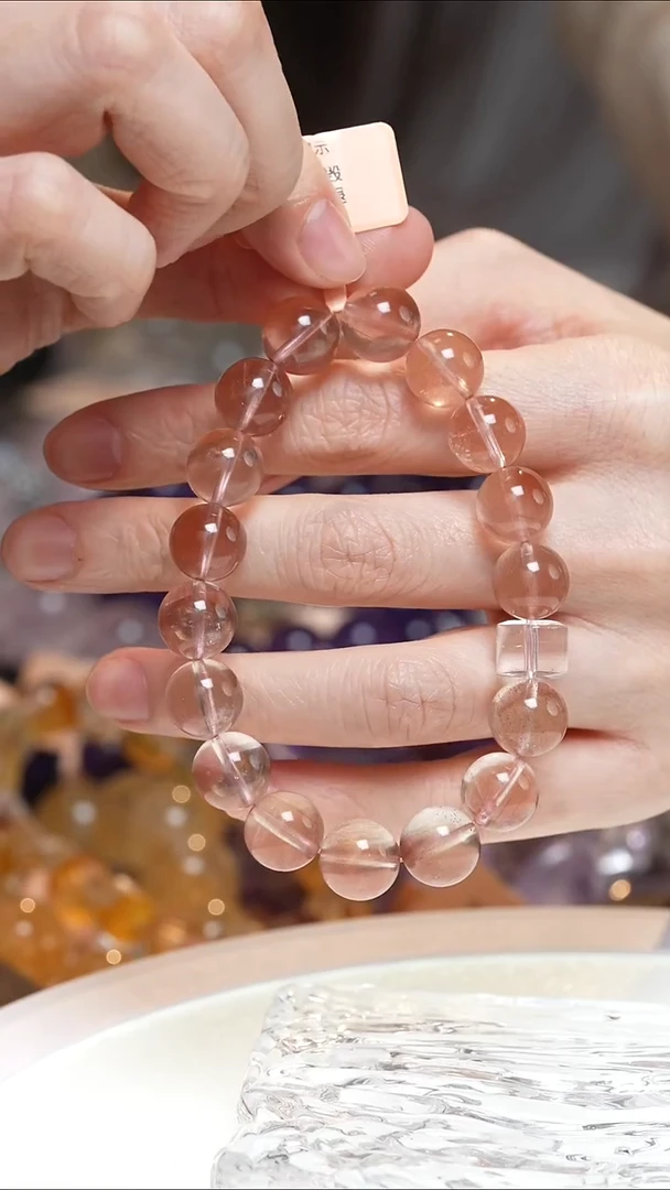 未镶嵌手串水晶粉兔毛手串·MM0025DEC0011G330