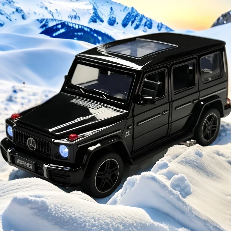 【新人福利】仿真越野奔驰G63 合金汽车模型 收藏送礼摆件男孩玩具