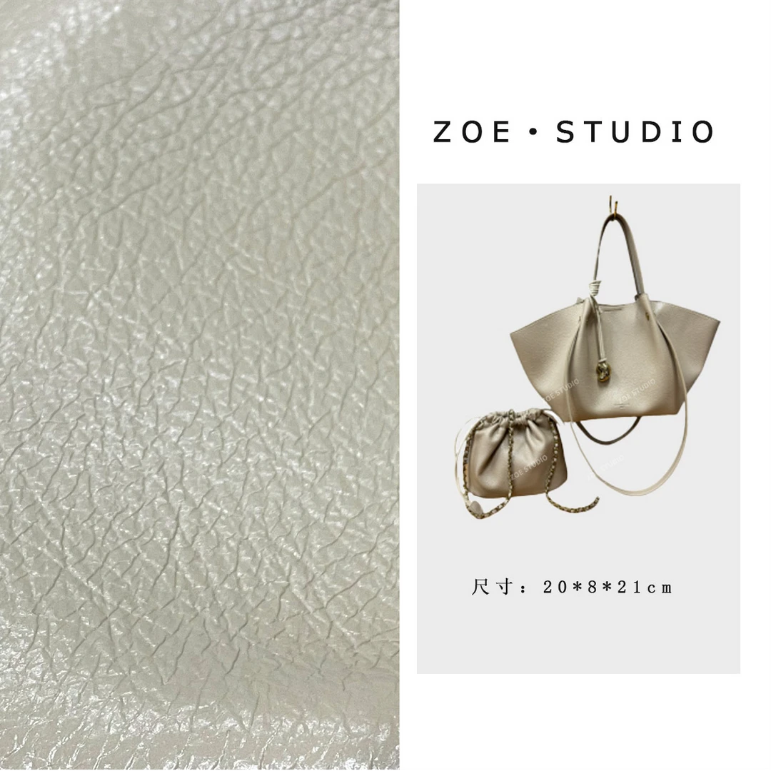 【佐伊甄选】QYX-9801-石膏色轻奢女士时尚潮流百搭单肩斜挎包真皮