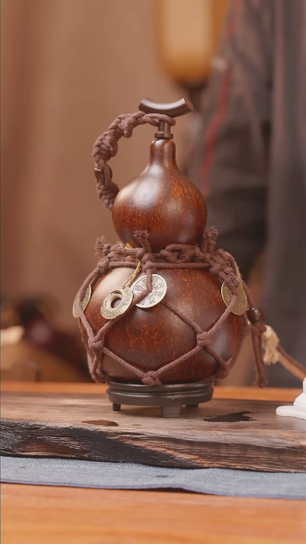 1118号链接精品大漆葫芦现货现发[一物一拍]（500ml）