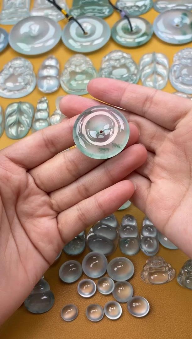 吊坠(不含链)未镶嵌翡翠22 平安扣 31.6 6.0