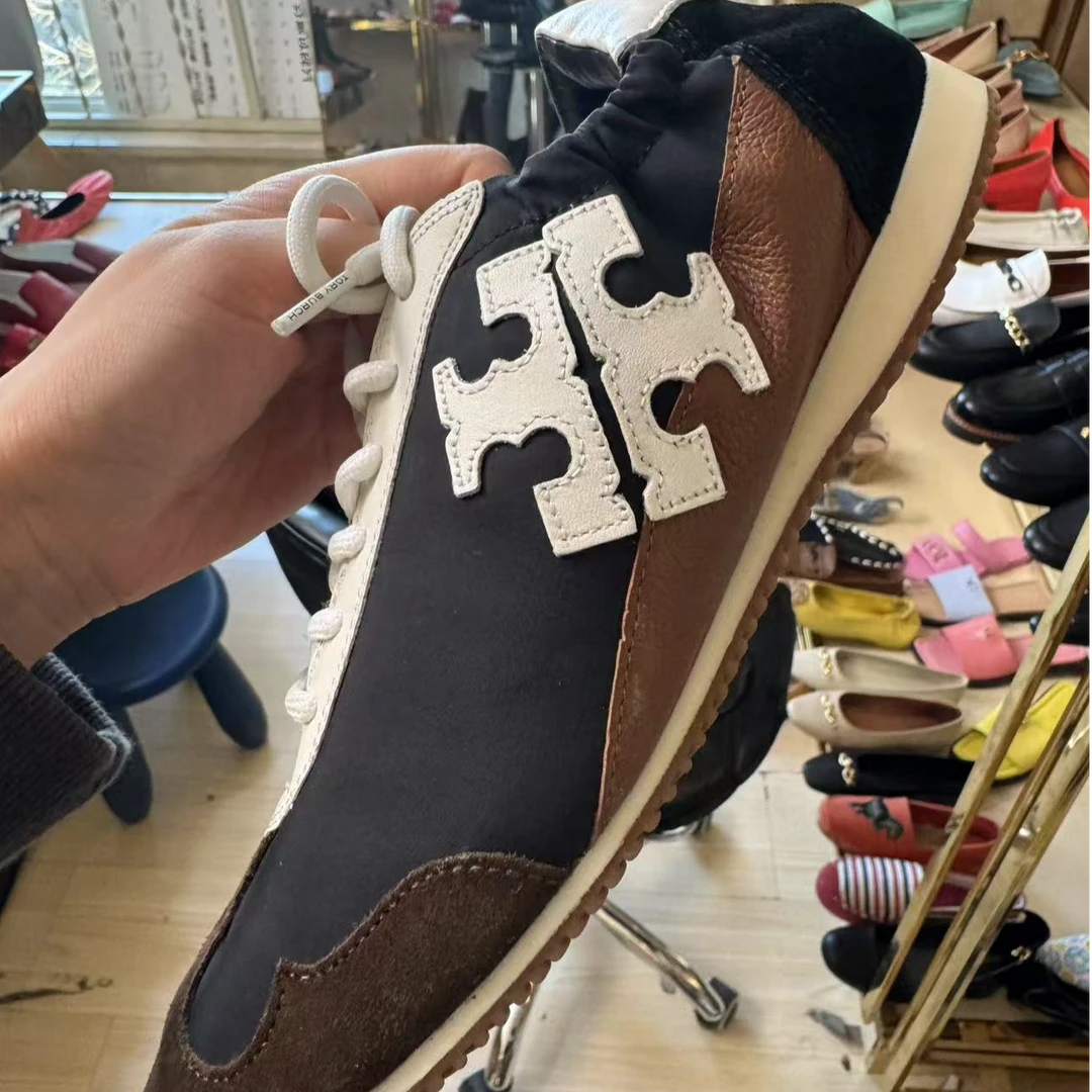 99新 TORY BURCH/汤丽柏琦 tb休闲款软底休闲鞋7码