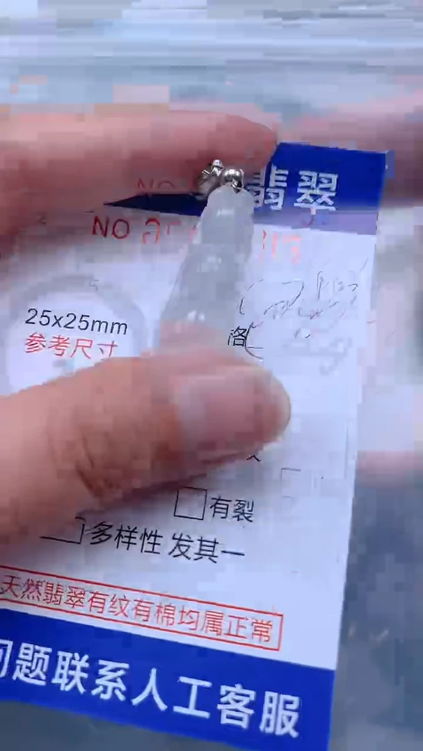 翡翠未镶嵌吊坠(不含链)1