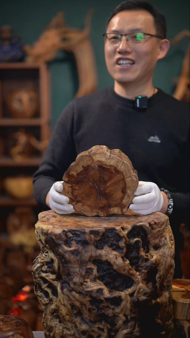 【闪购商品】枣木雷击枣木底座