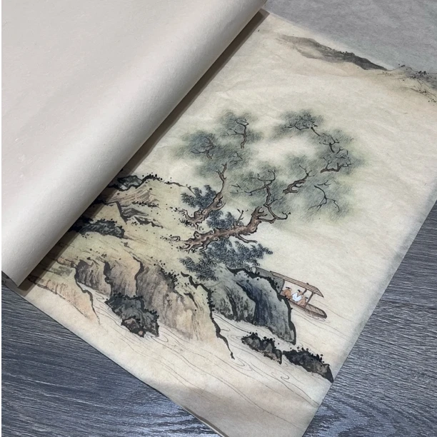 古制银杏山桠皮雁皮混合 四尺对开五十张