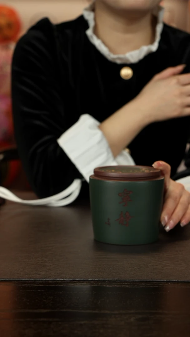 【闪购商品】紫砂茶壶直播福利小宁静罐粉绿
