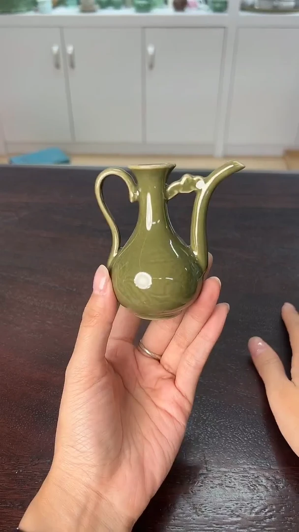 龙泉云间青瓷小米茶器