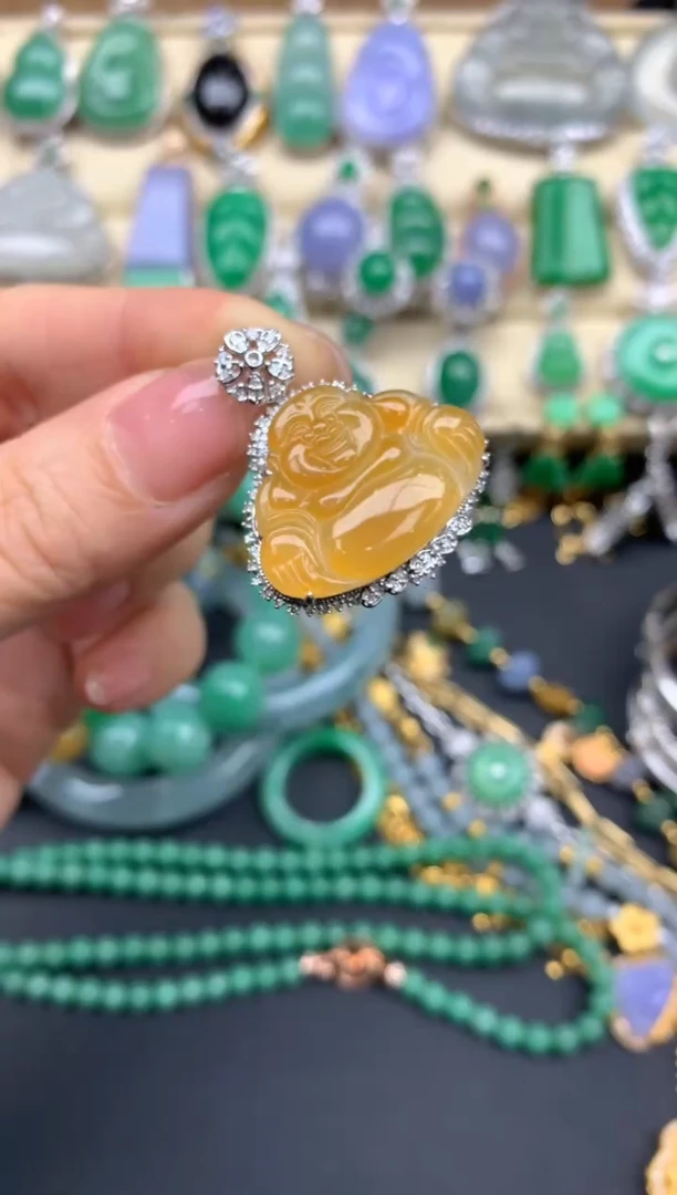 【闪购商品】翡翠颈饰18K金镶嵌152-中国好珍宝