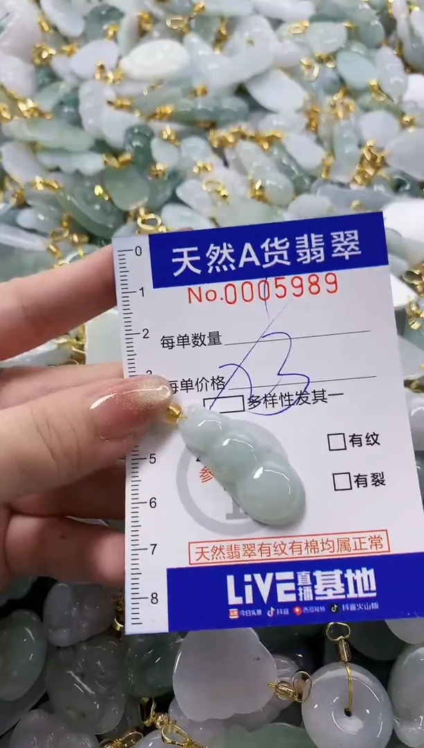 颈饰未镶嵌翡翠天然A货翡翠