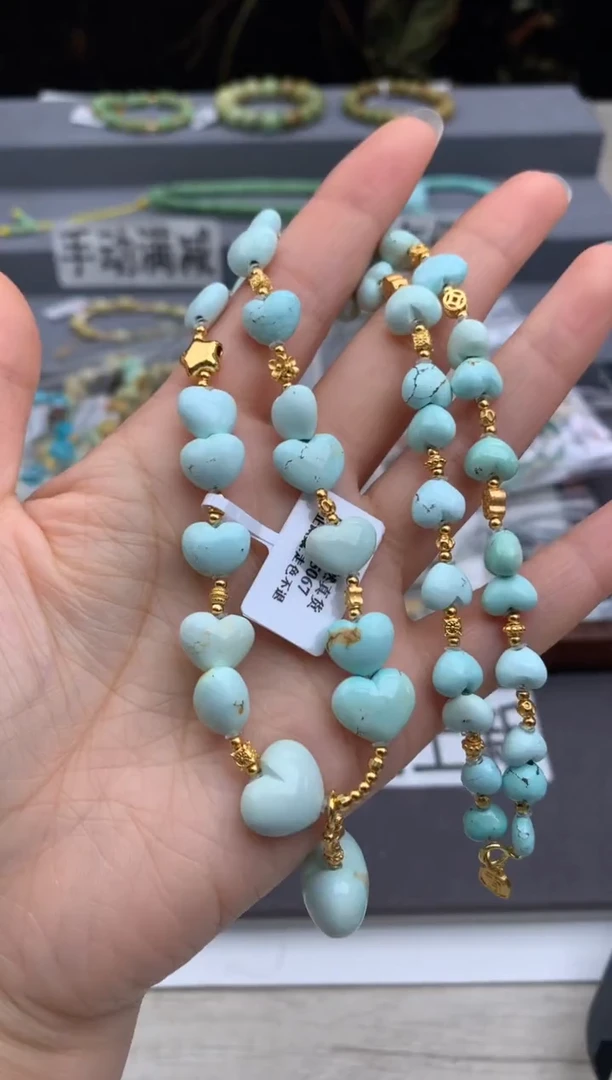 未镶嵌绿松石锁骨链小*茜.W06