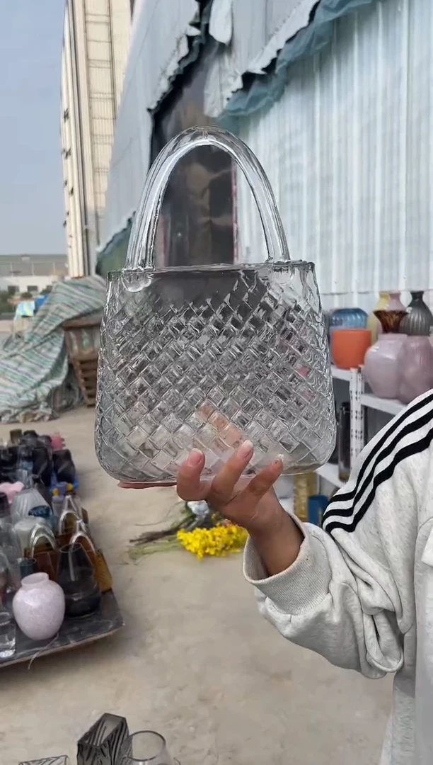 玻璃花瓶用于客厅桌面插花装饰