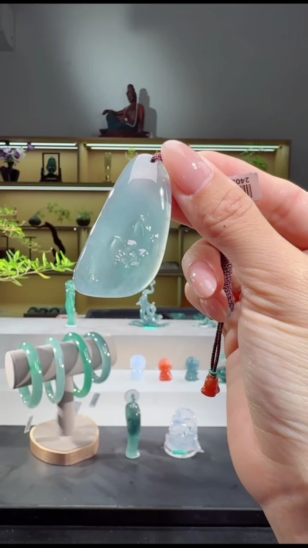 吊坠(不含链)未镶嵌翡翠花牌